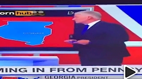 הרגע המביך בשידור, צילום: טוויטר